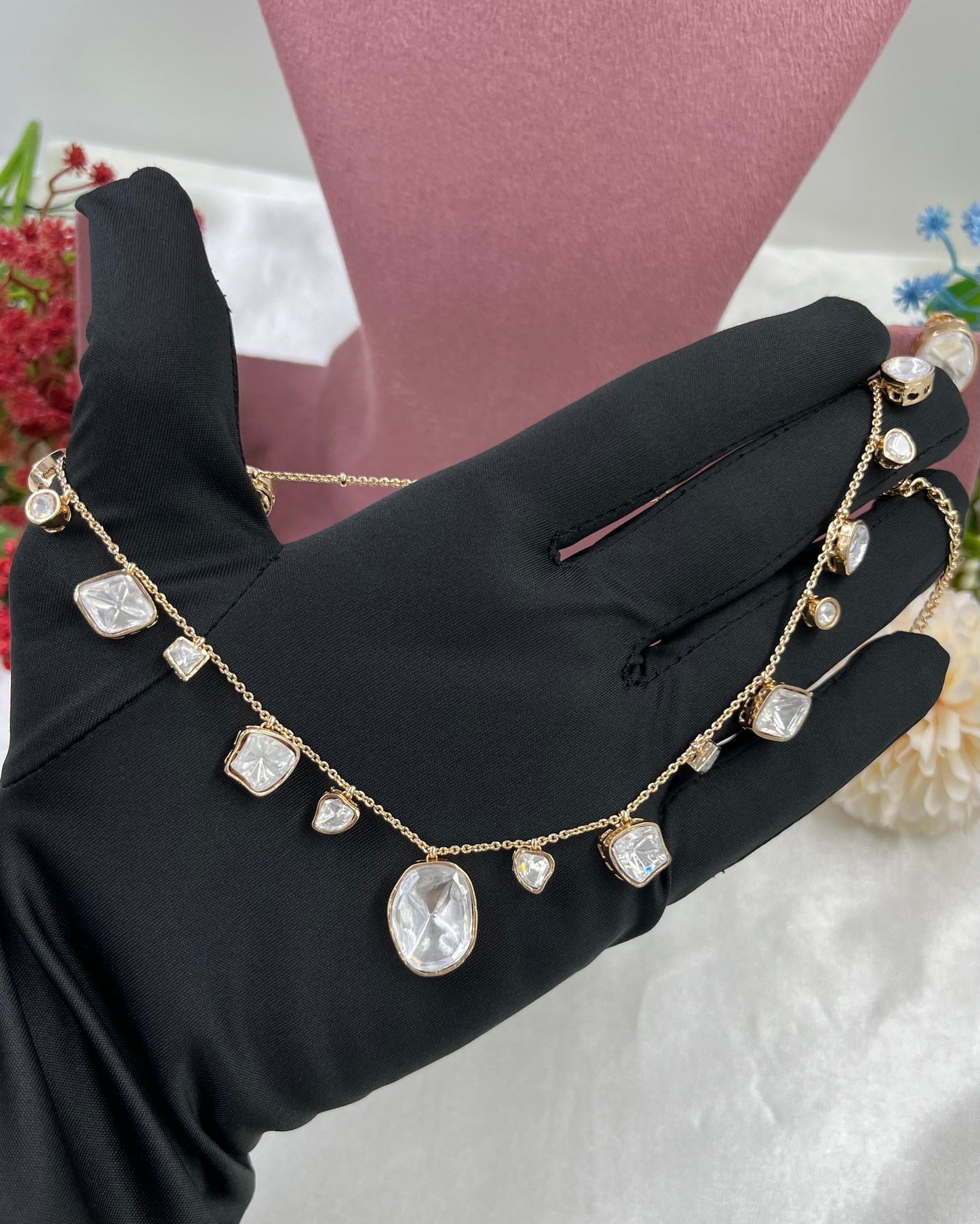 Adaah Moissanite Chain Pendant
