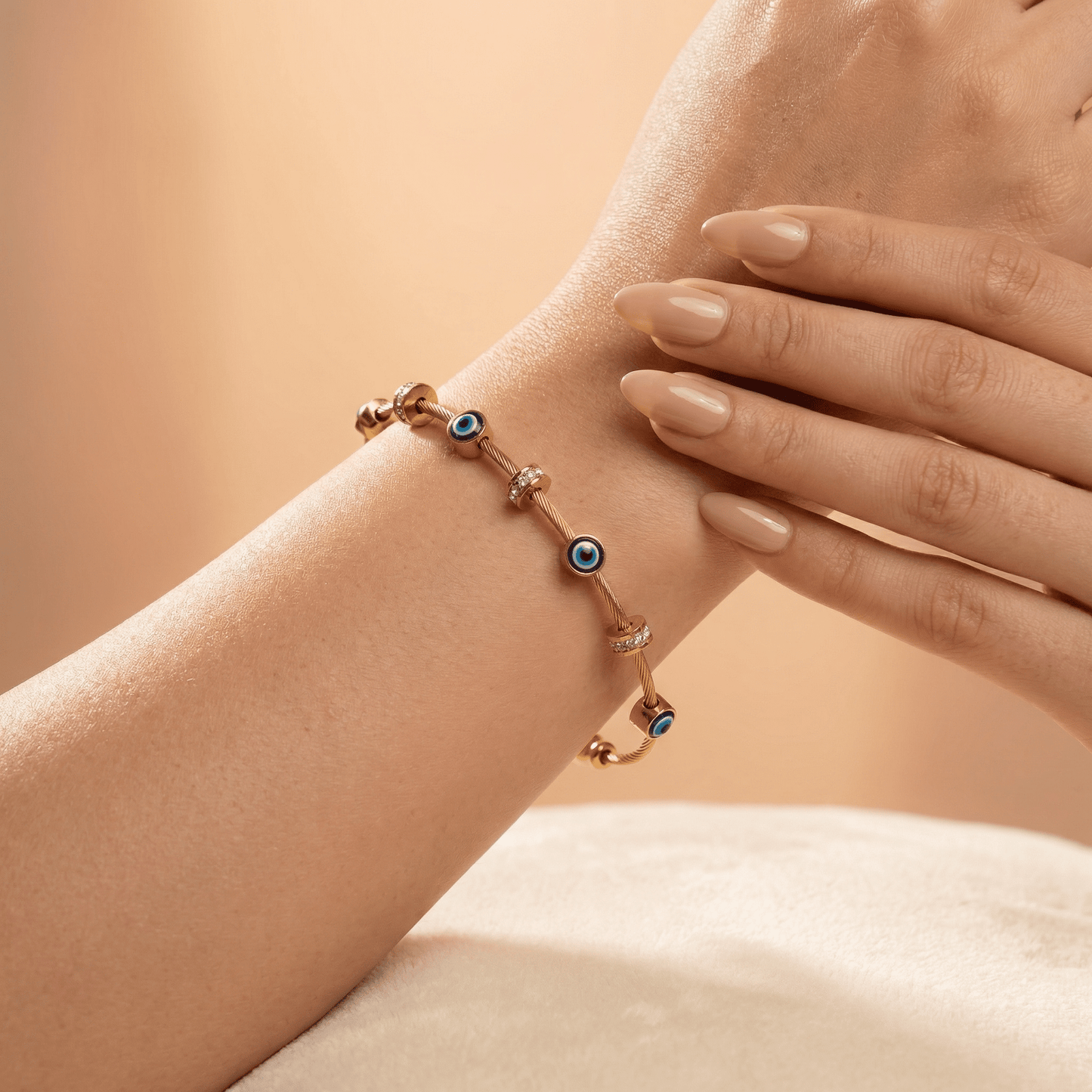 Rosalie Anti-Tarnish Stainless Steel Bracelet (Openable)