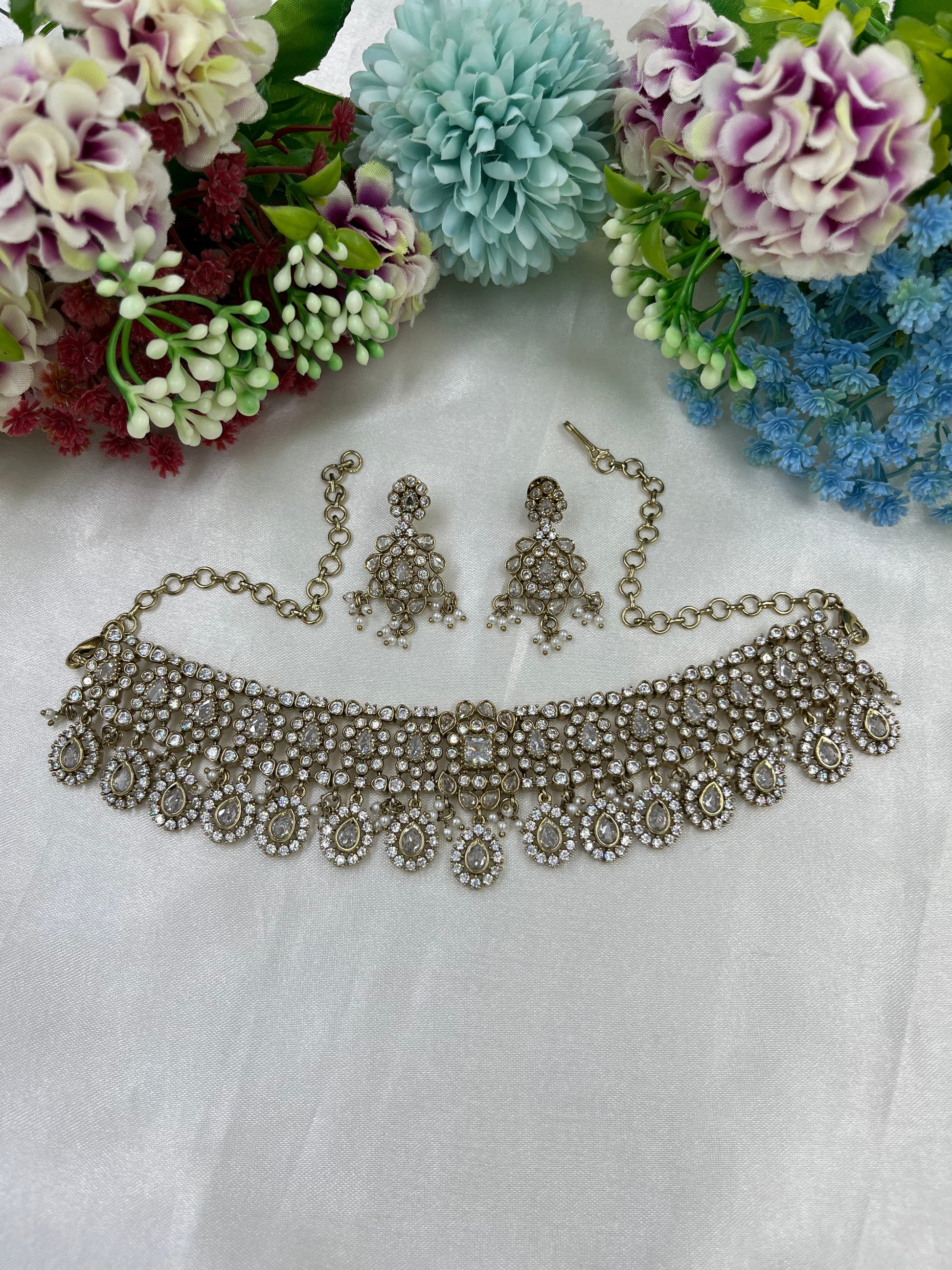 Jewellery worn styled with traditional outfit