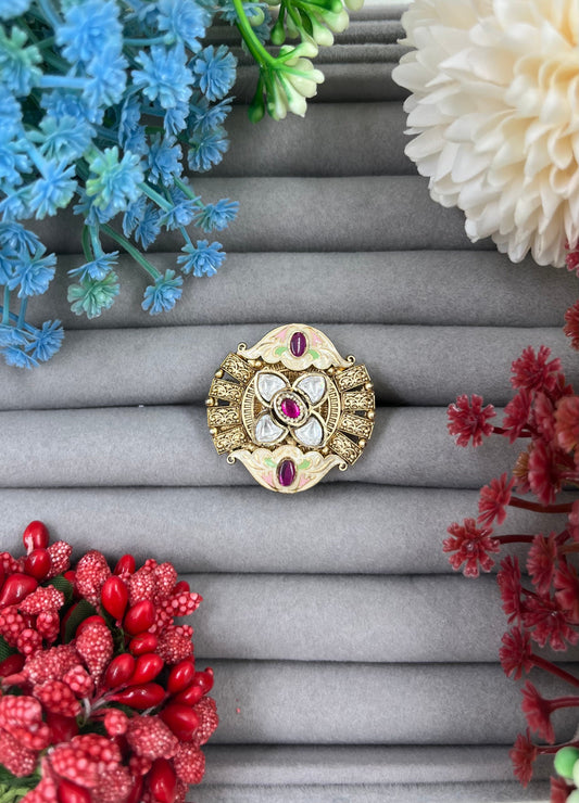 Rajwadi Finger Ring