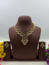 Tanvi Necklace Set worn styled with traditional outfit