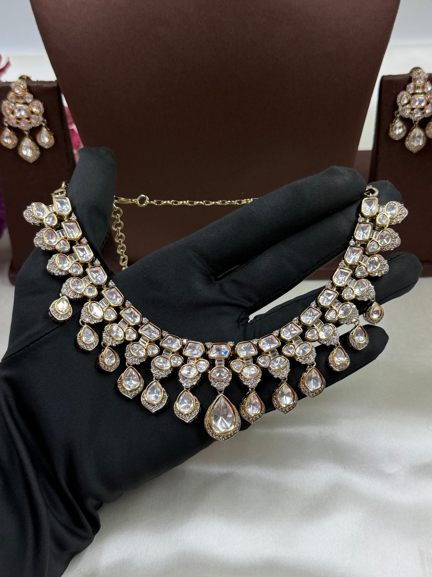 Avni Victorian Moissanite Premium Necklace