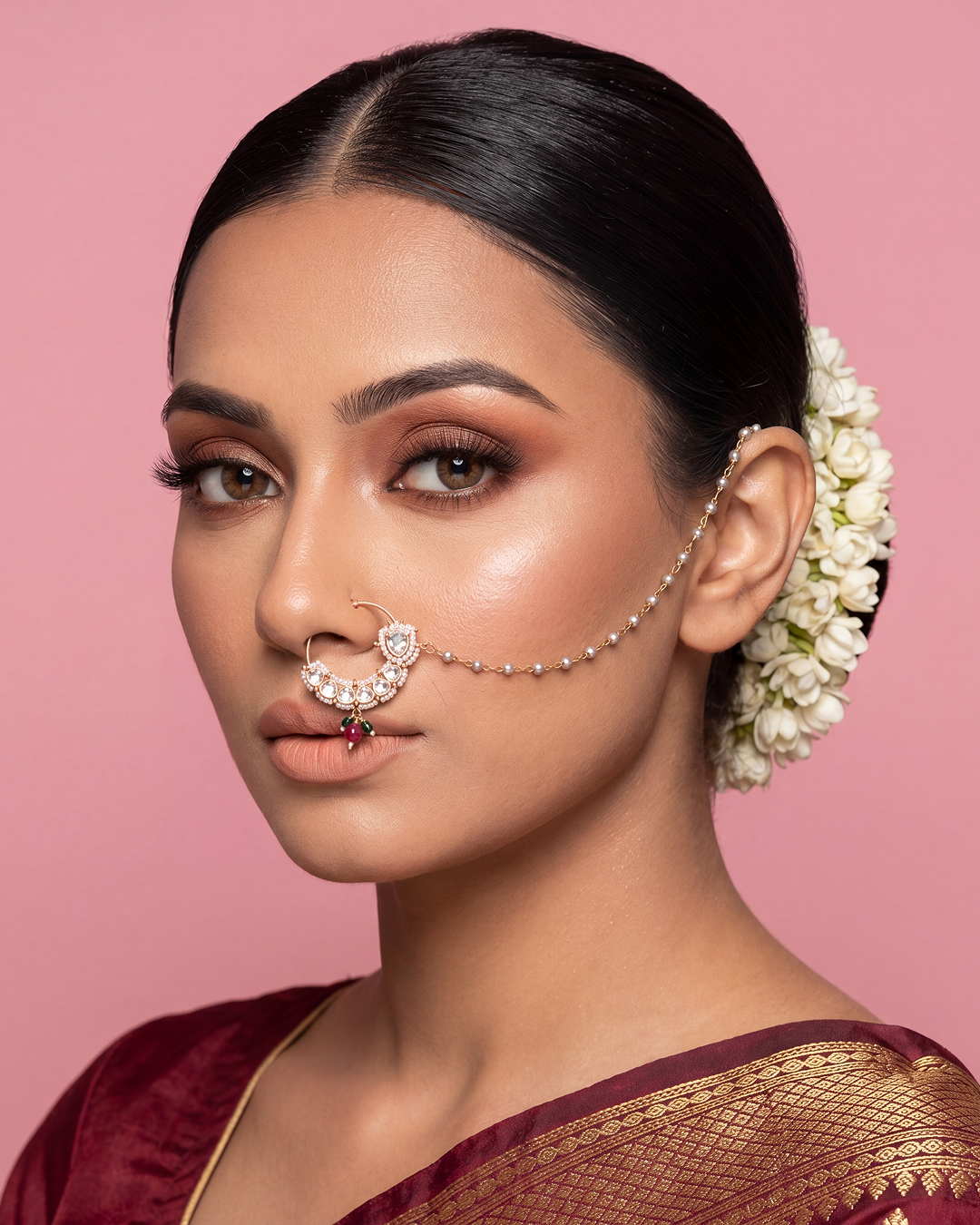 Ruchira Moissanite Nose Ring