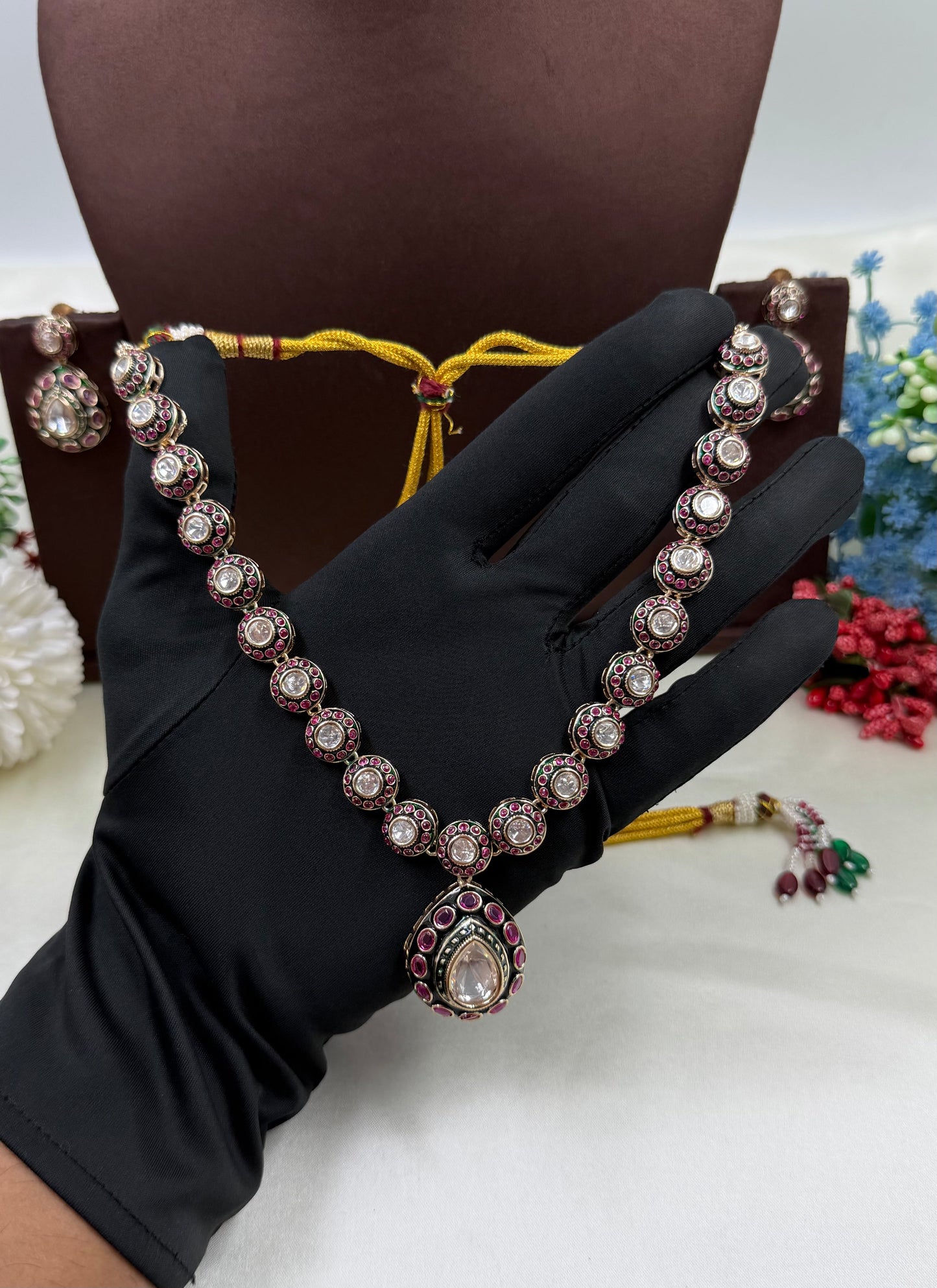 Sanchita Moissanite Delicate Necklace