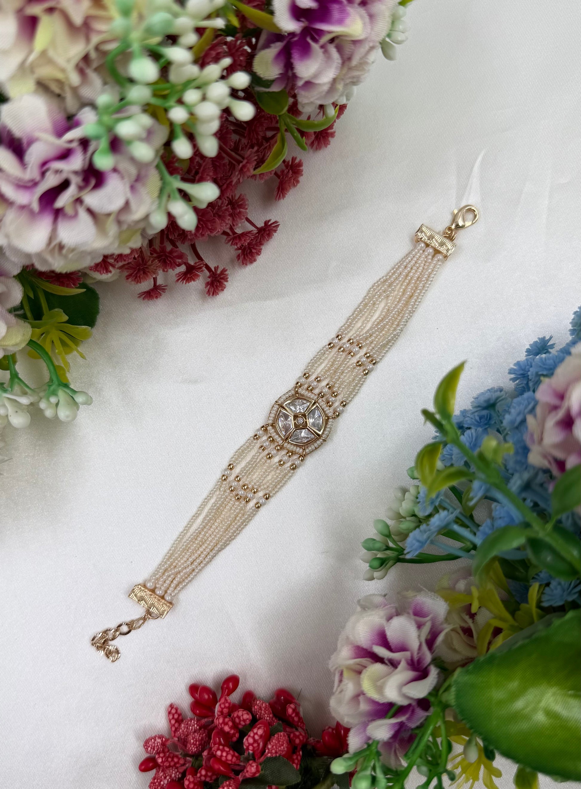 Oorja Bracelet worn styled with traditional outfit