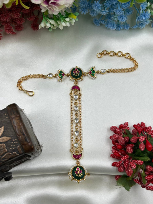 Pooja Pachi Kundan Hath Panja (One Pis)