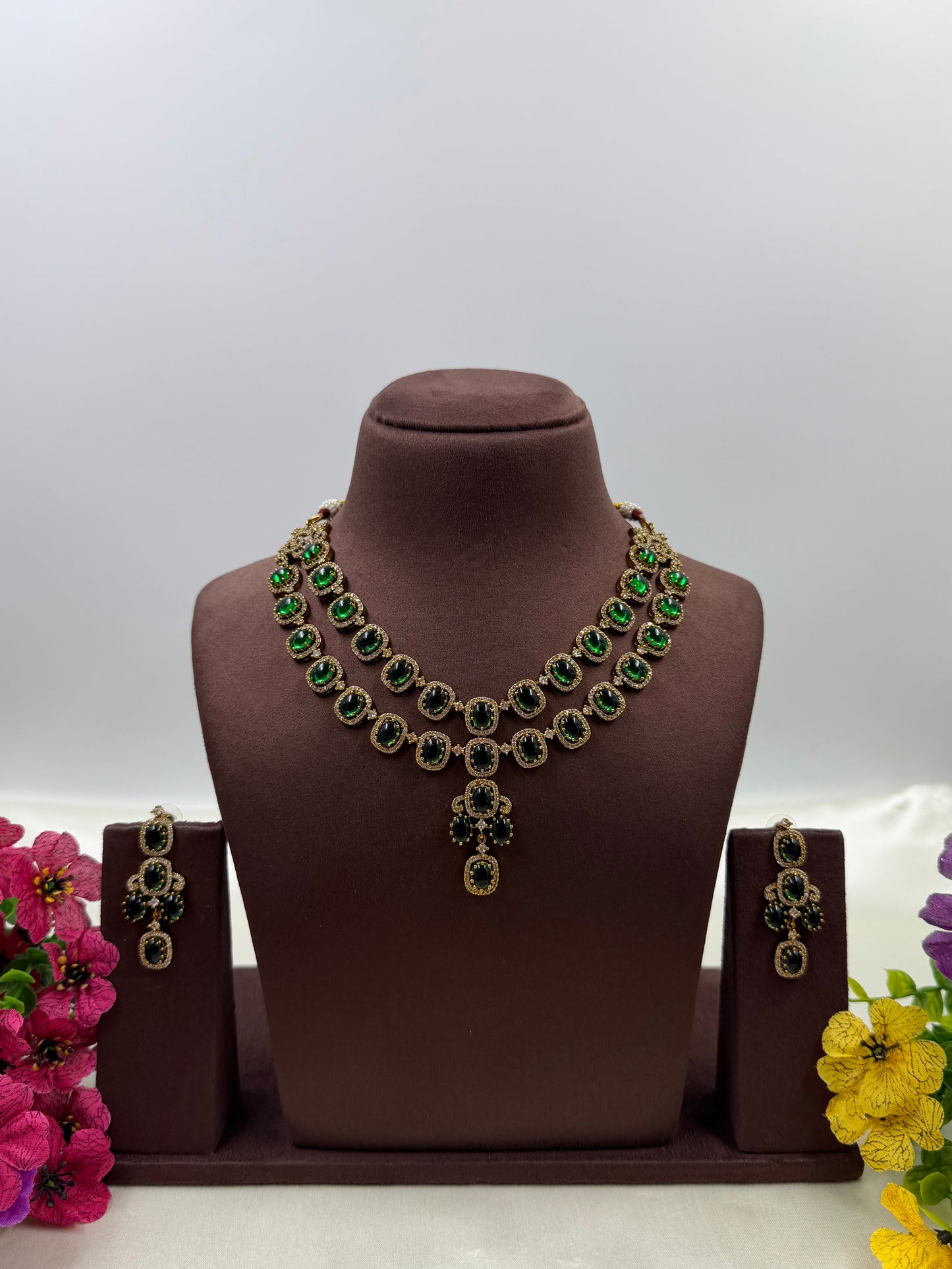 Ashita Victorian Double Layering Necklace