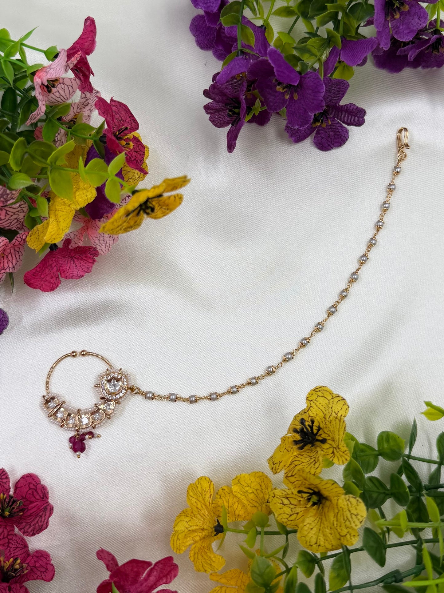 Ruchira Moissanite Nose Ring