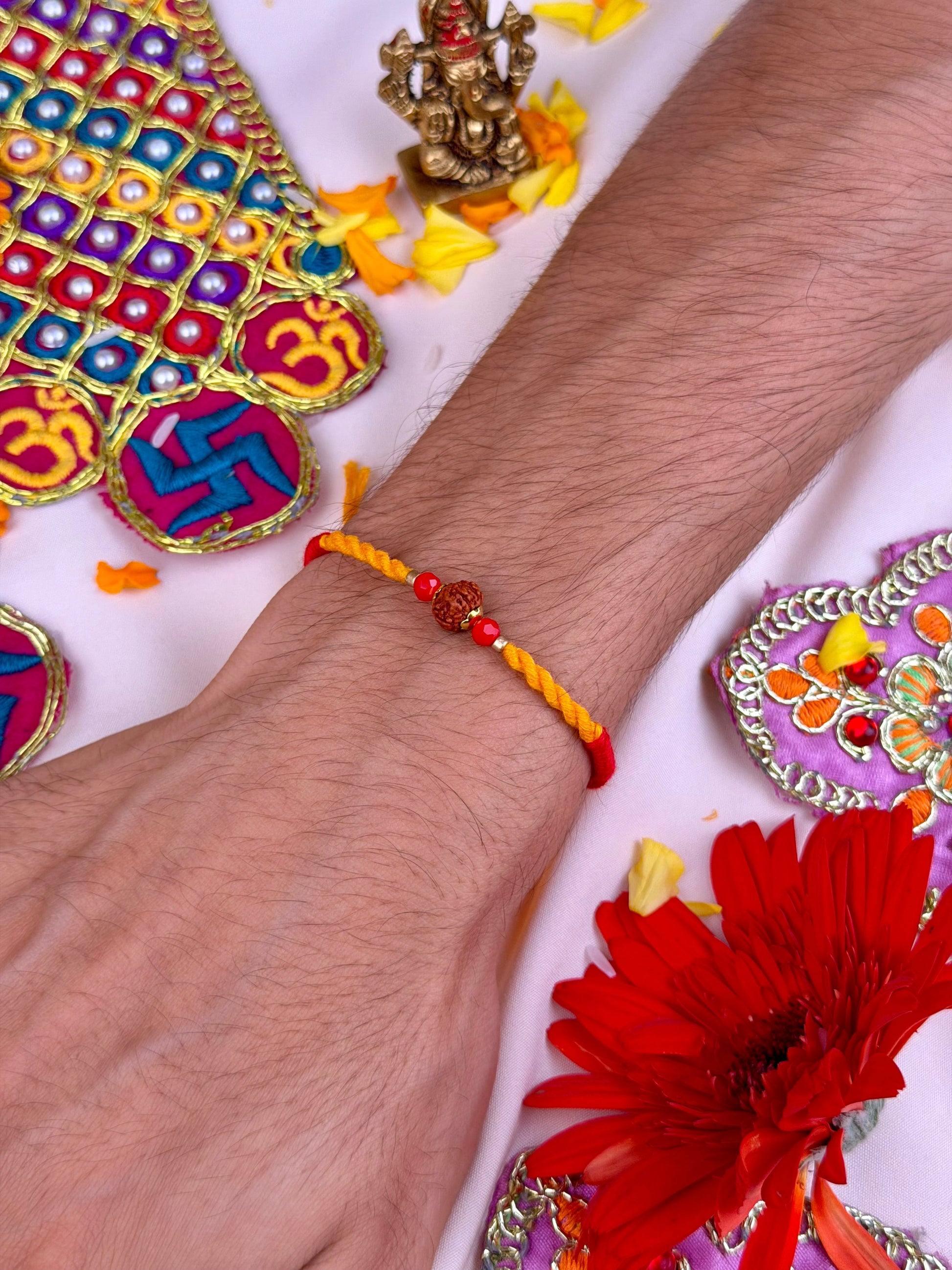 Rakhi close-up view