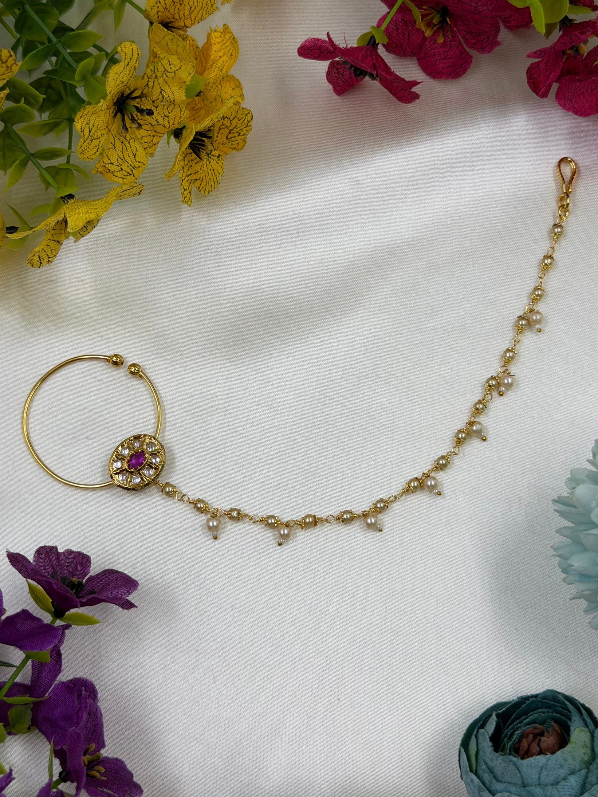 Gouri Nose Ring close-up view