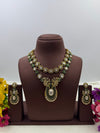 Sonal Necklace Set worn styled with traditional outfit