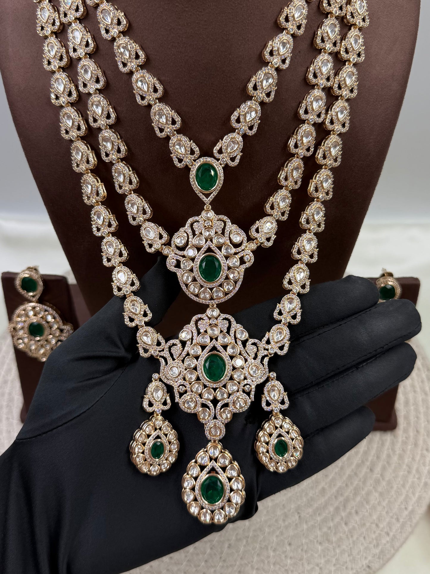 Meenu Moissanite Long Necklace