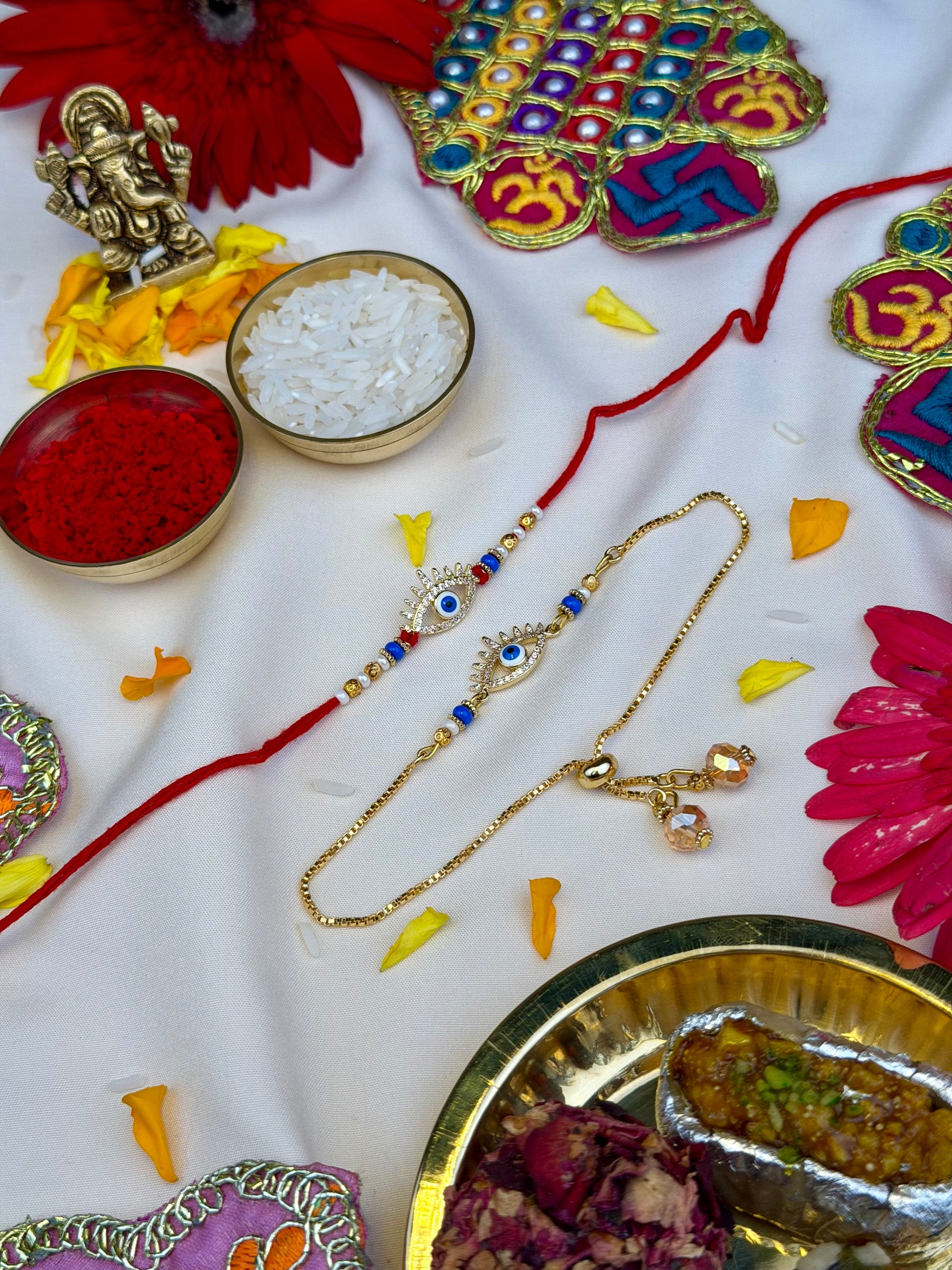 Premium Rakhi close-up view
