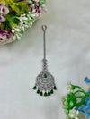 Disha American Diamond Maang Tikka close-up view