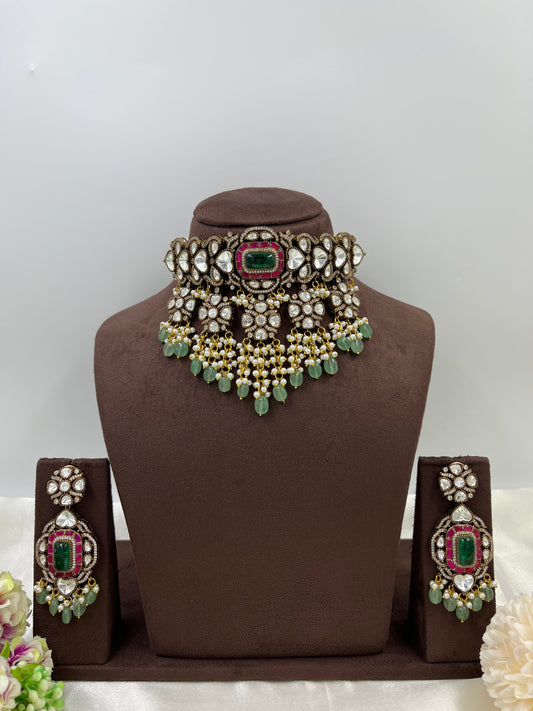 Meher Kundan Necklace Premium