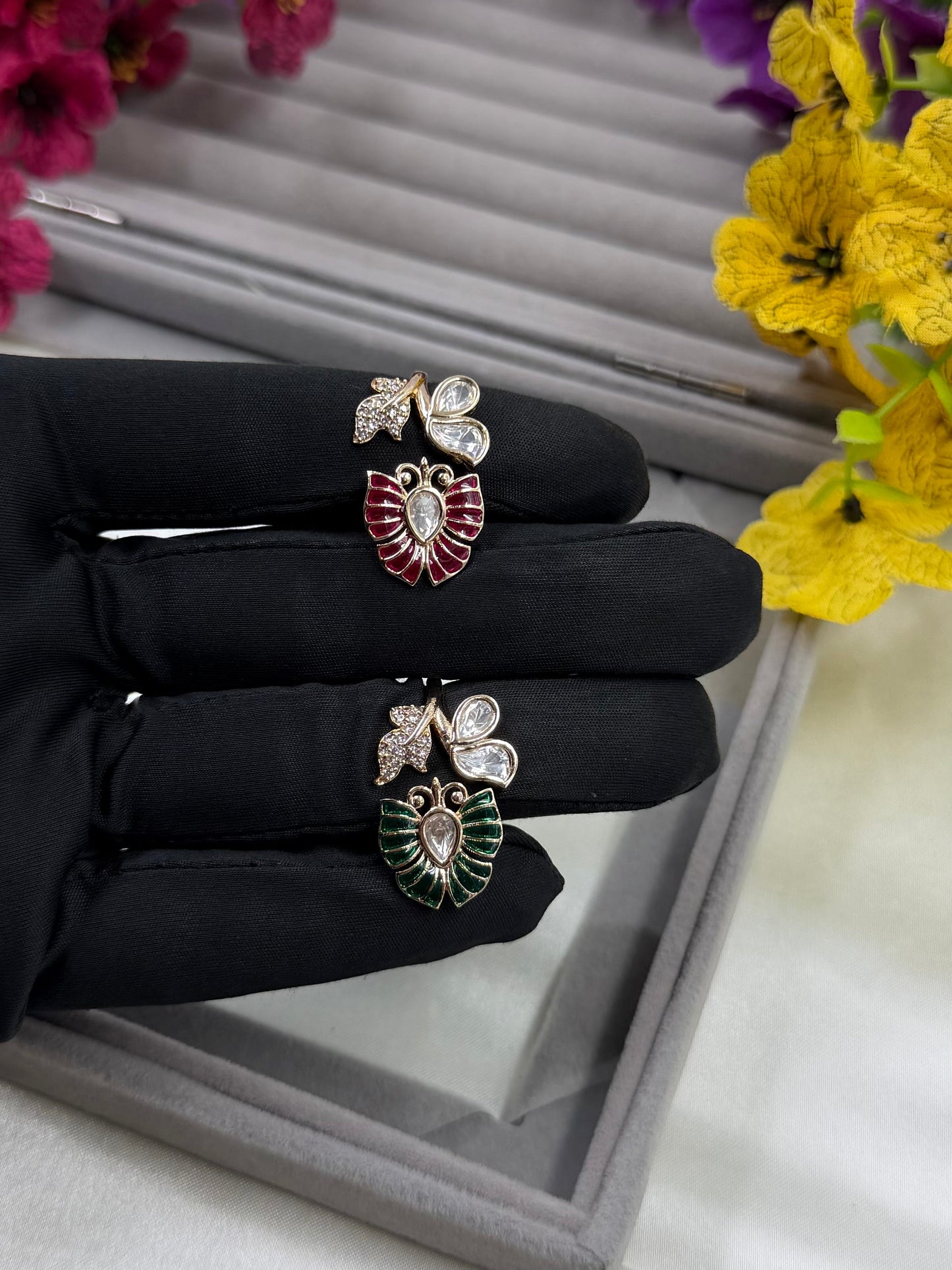 Kamla Moissanite Ring (Adjustable)