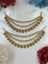 Roshni Ear Chain worn styled with traditional outfit