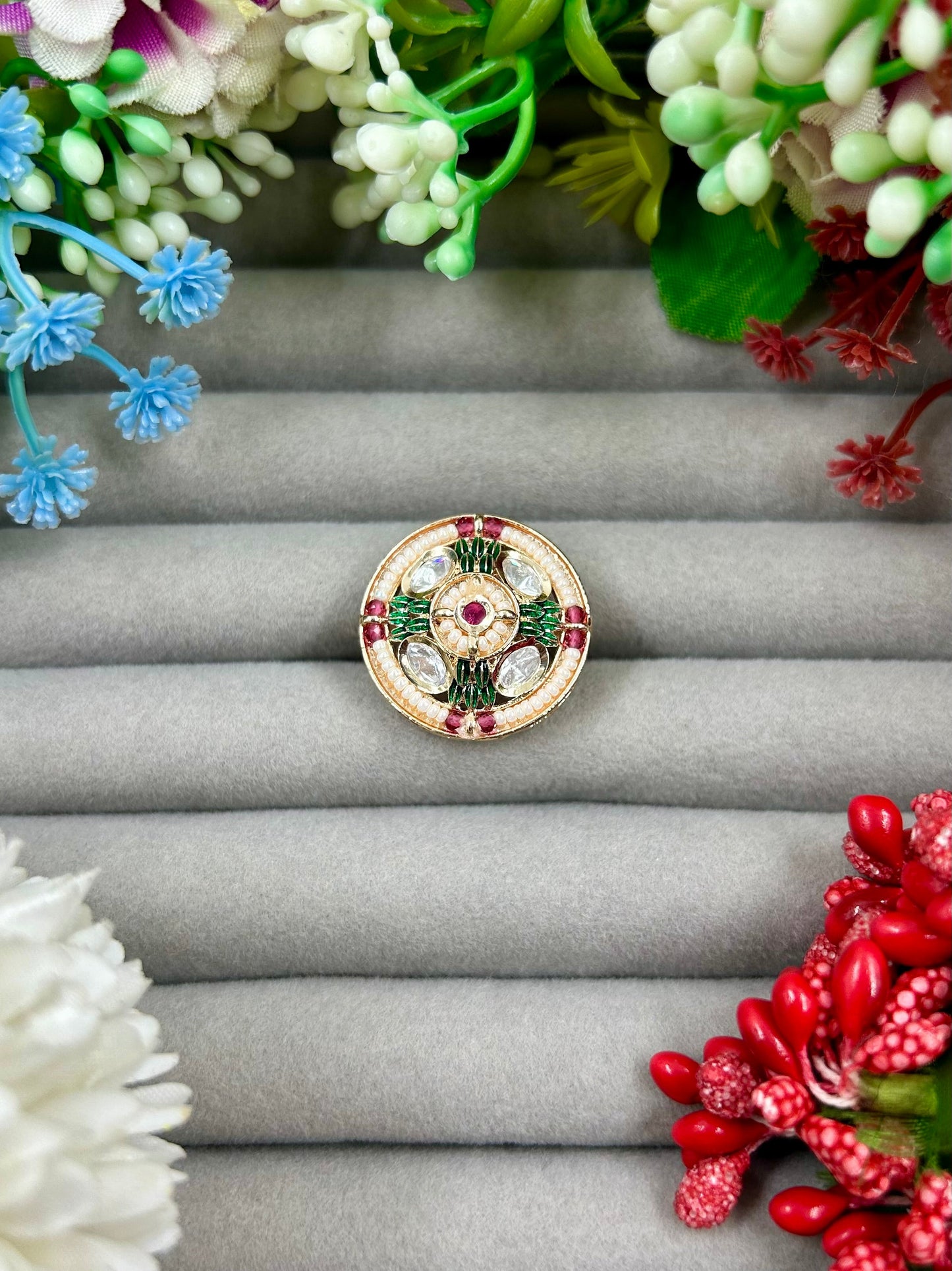 Jigna Moissanite Ring (Adjustable)