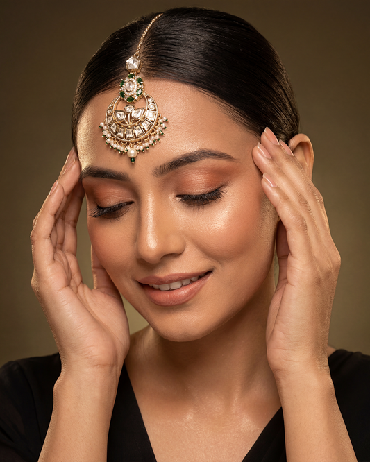 Megha Moissanite Mang Tika