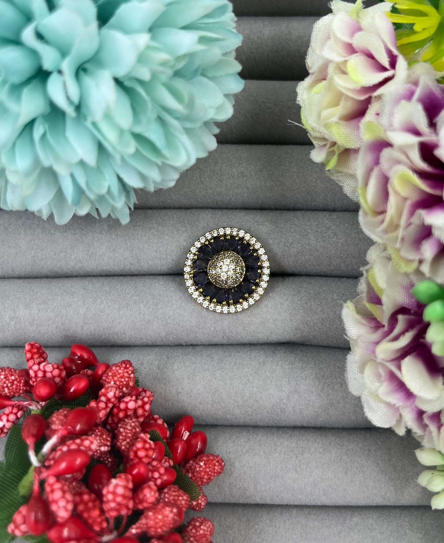 Flower Victorian Finger Ring