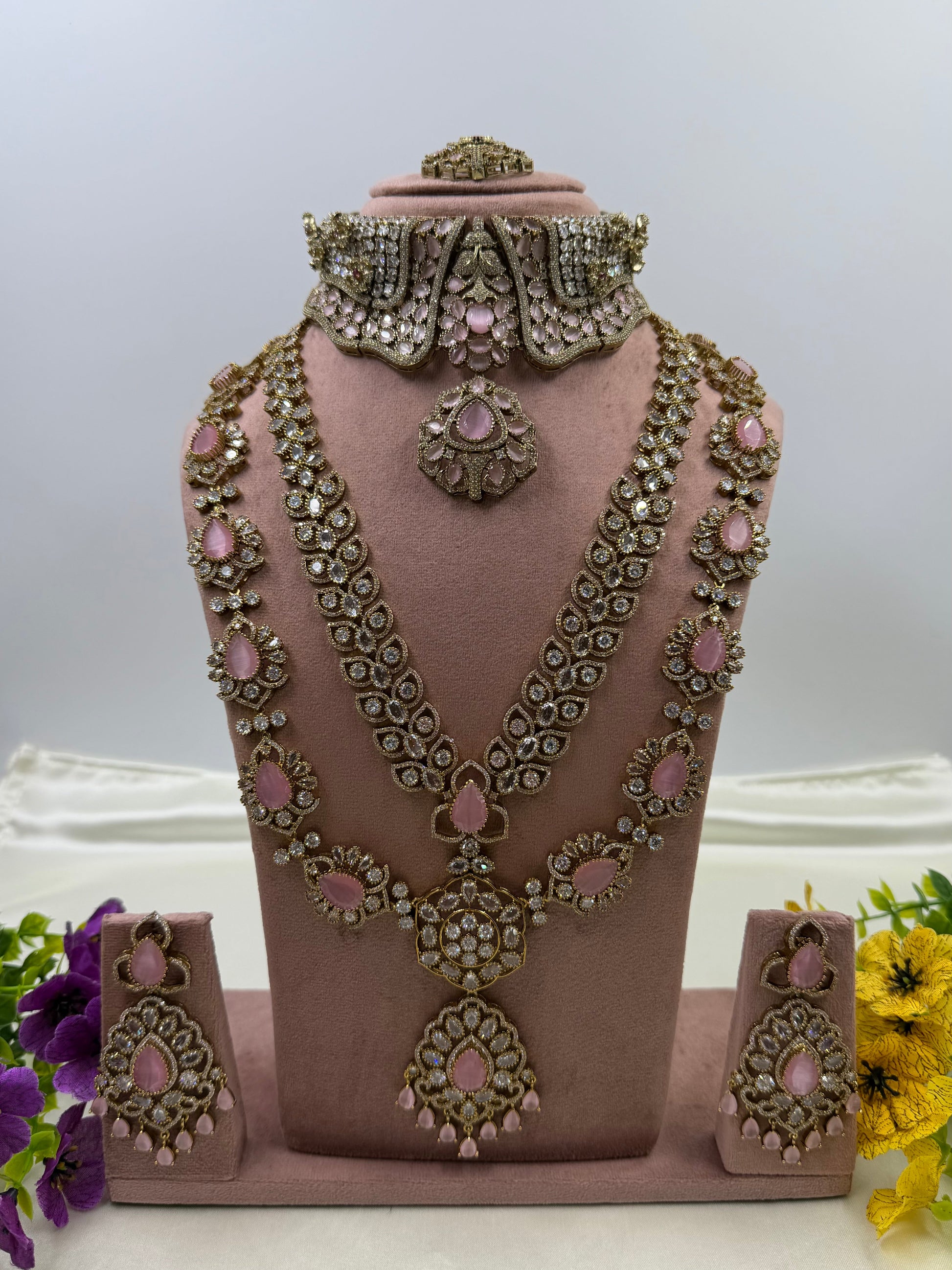Poorvi Bridal Combo Set worn styled with traditional outfit