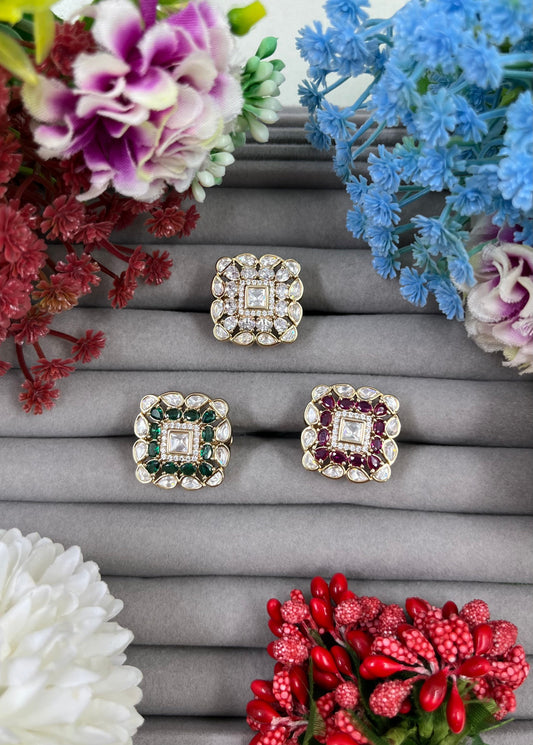 Nanda Moissanite Premium Ring