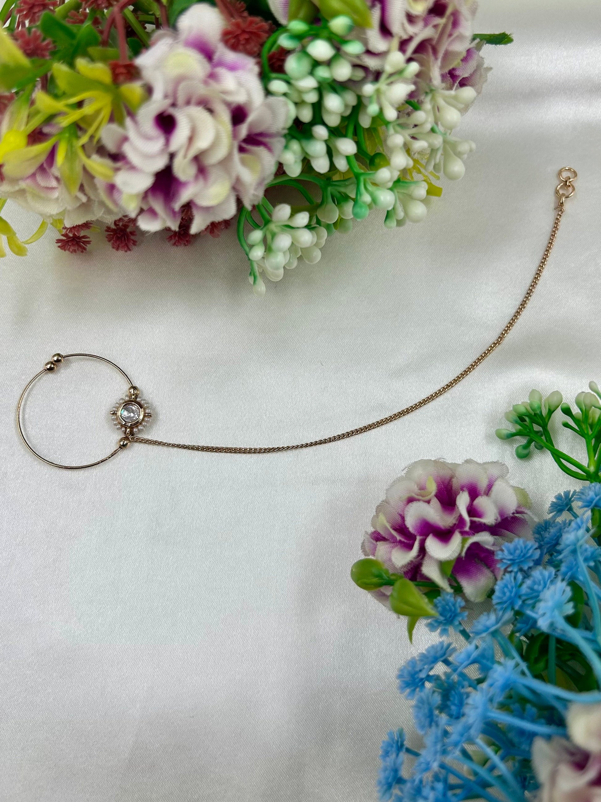 Tanvi Nose Ring close-up view