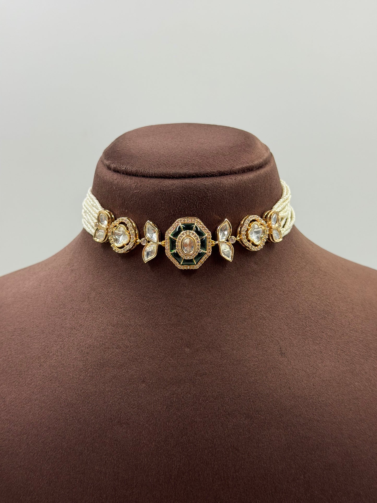 Mukti Moissanite Choker Necklace