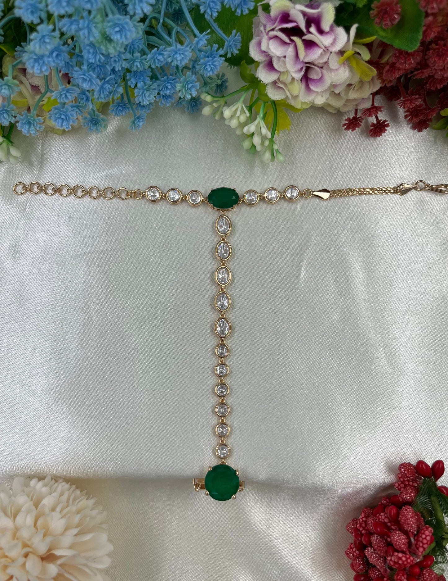 Siddhi Moissanite Premium Hath Panja (One pis)