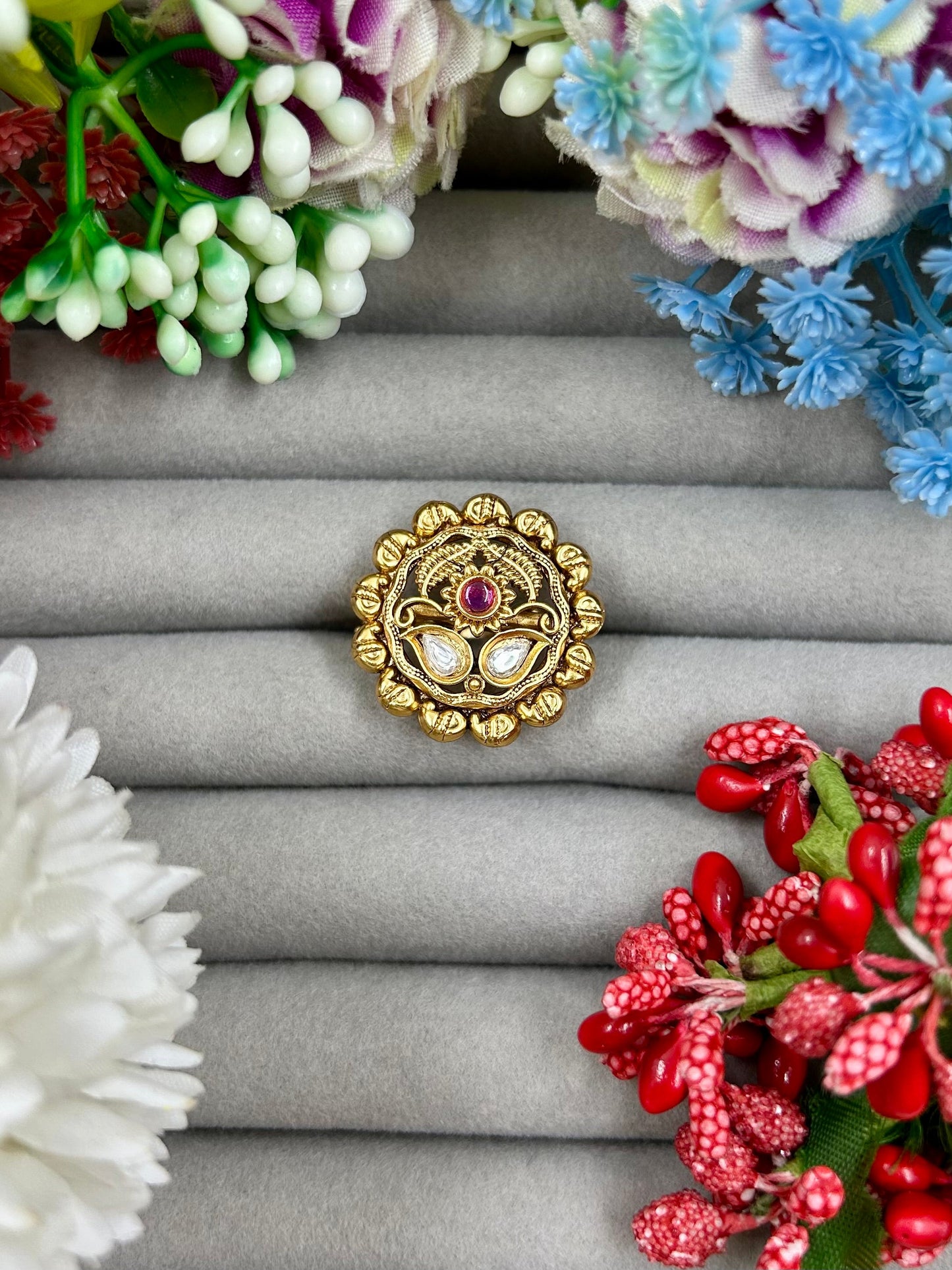 Darshana Traditional Finger Ring (Adjustable)
