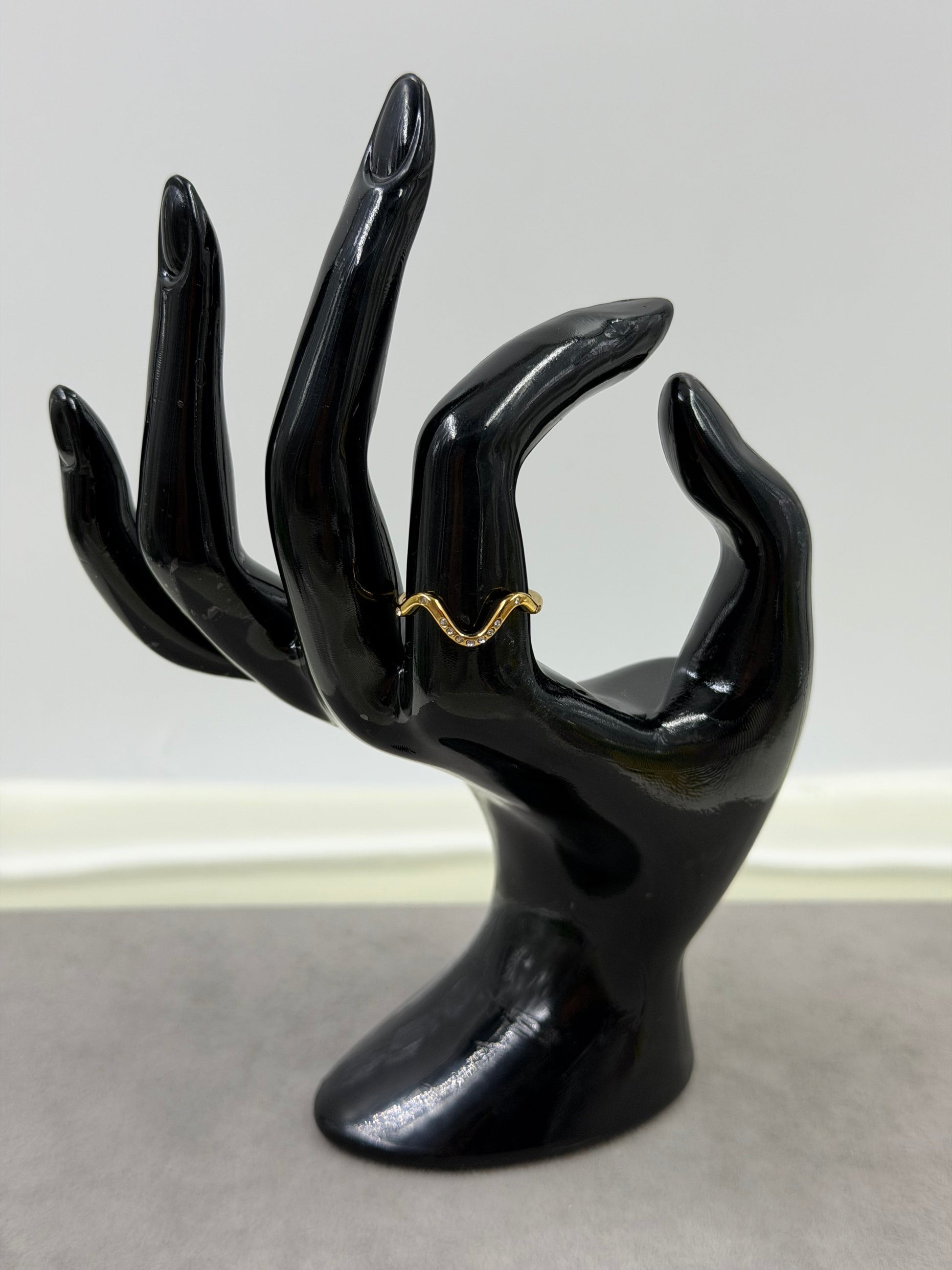 Grace Finger Ring worn styled with traditional outfit