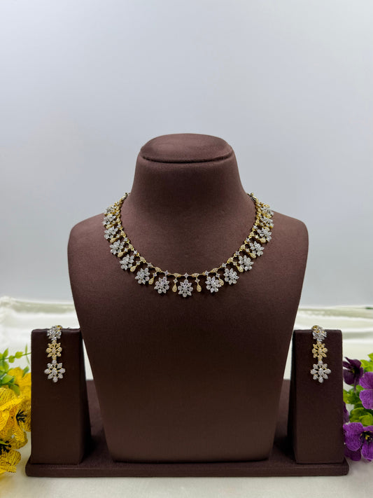 Juliee Necklace Set worn styled with traditional outfit