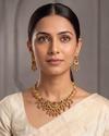 Shreya Heritage Necklace Set close-up view