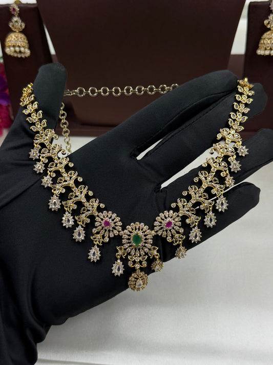 Multi Necklace Set detail shot showing intricate work