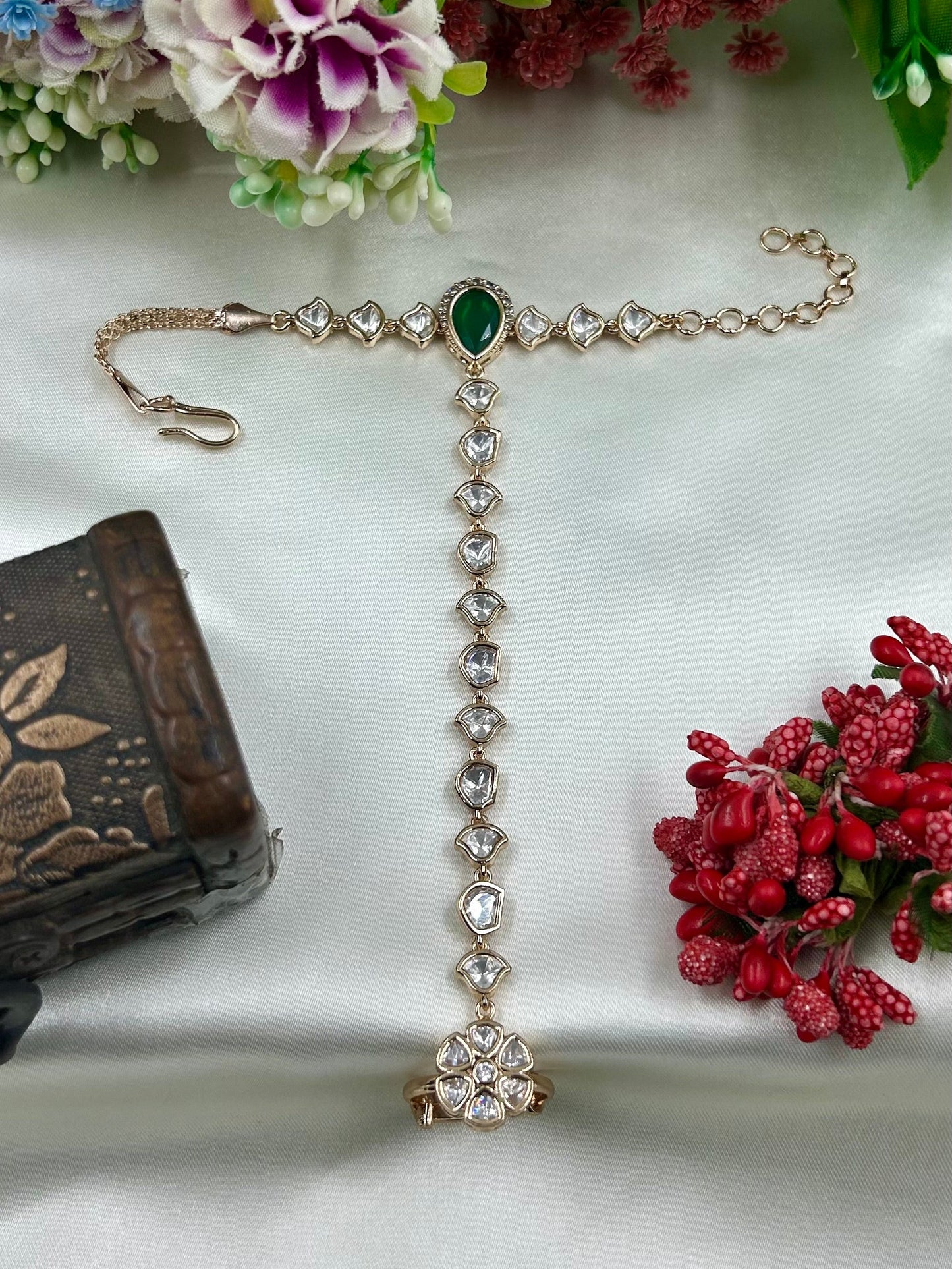 Preeti Moissanite Hath Panja (One Pis)