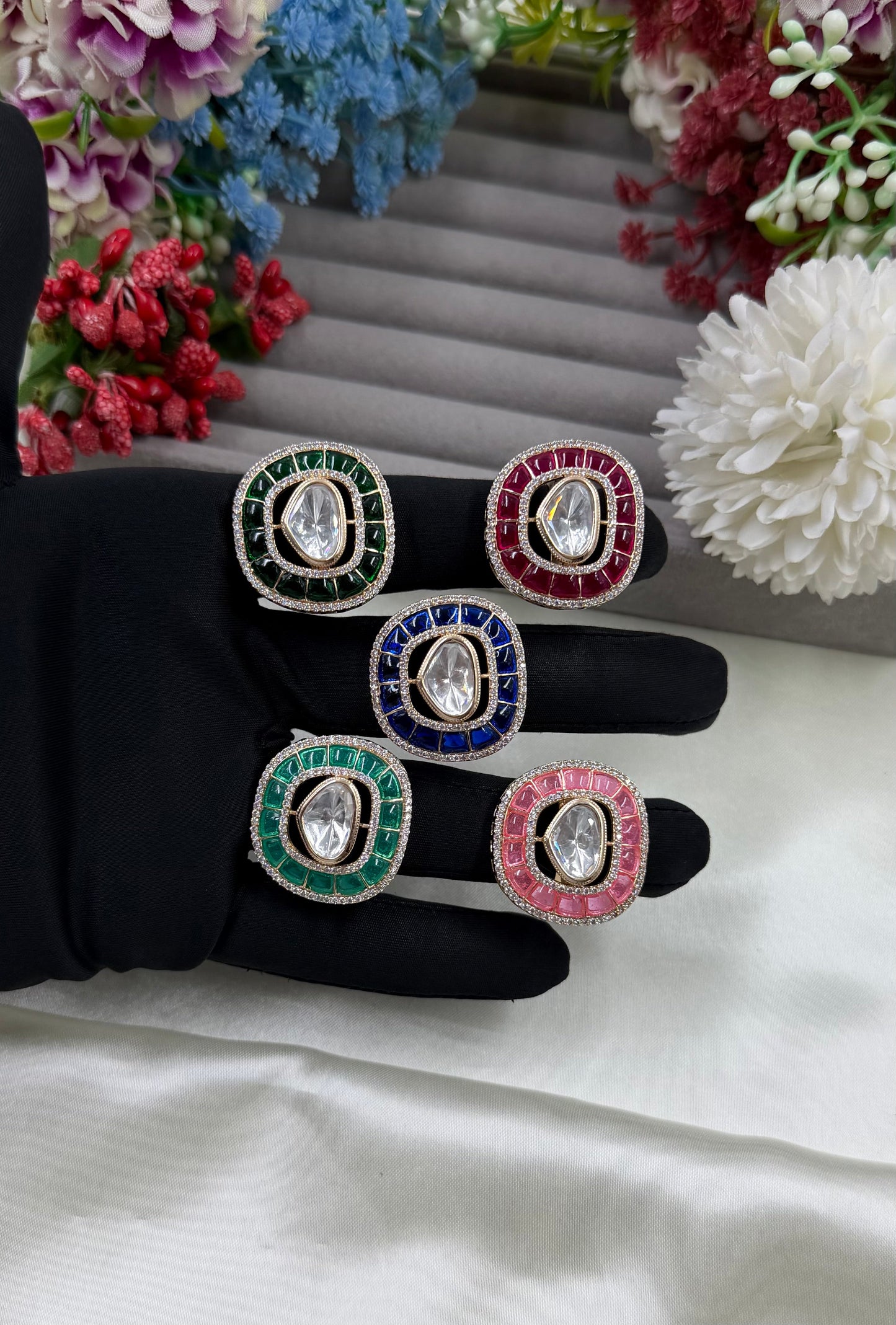 Eliza Moissanite Ring (Adjustable)