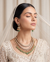 Shubhangi Victorian Necklace Set close-up view