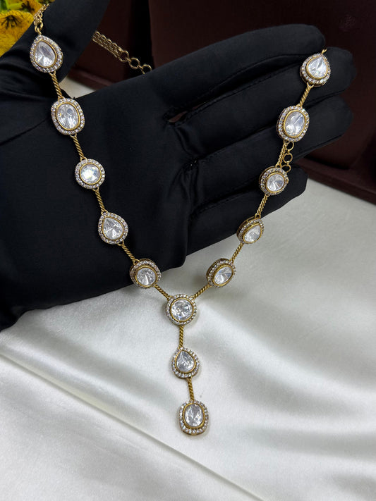 Necklace Set detail shot showing Victorian work