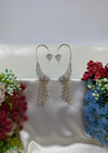 Chaitanya American Diamond Earrings close-up view