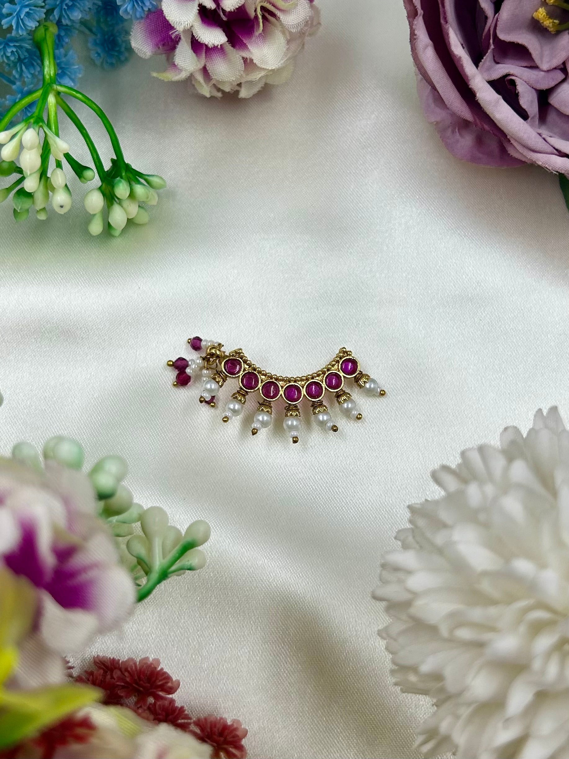 Shweta Nose Ring close-up view