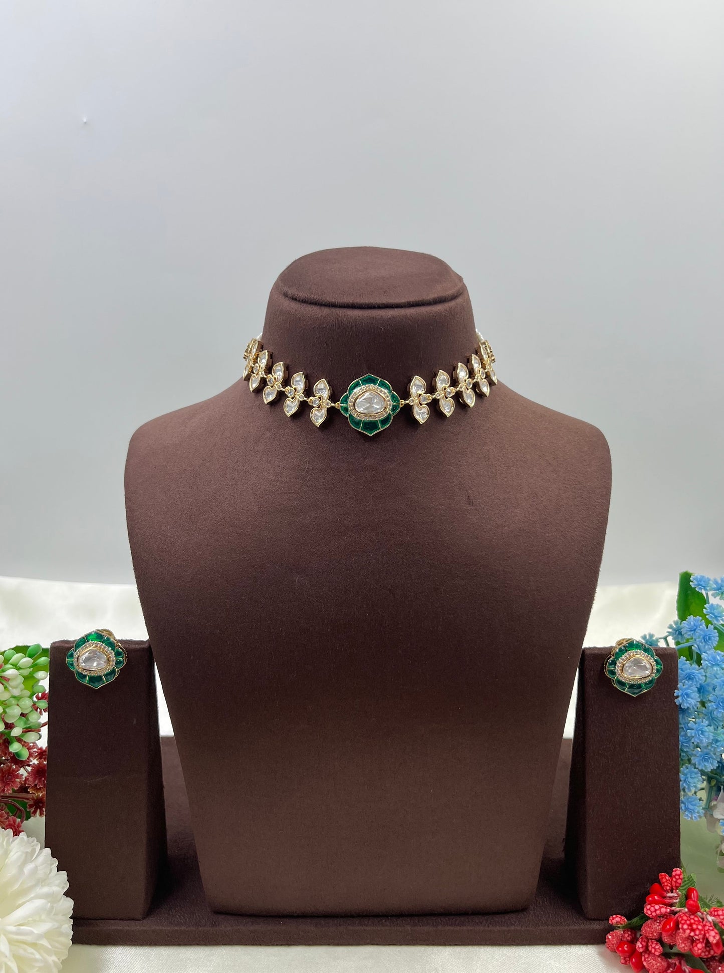 Bhumi Moissanite Choker Necklace