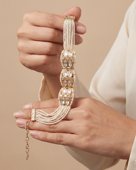 Anisha Moissanite Moti Bracelet