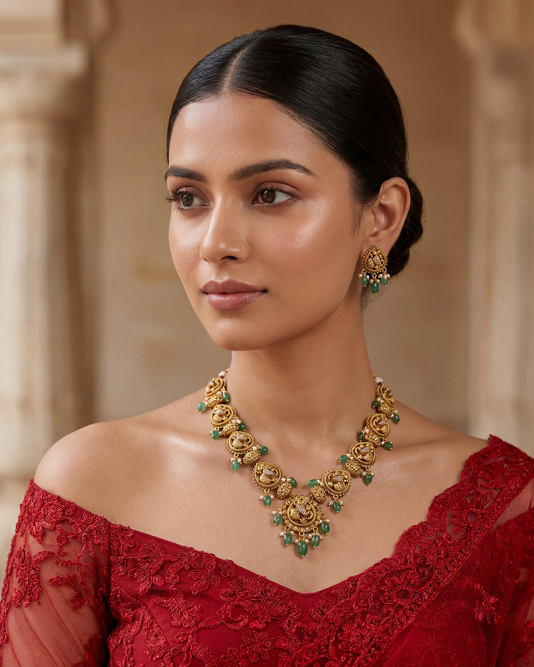 Surekha Premium South Indian Necklace
