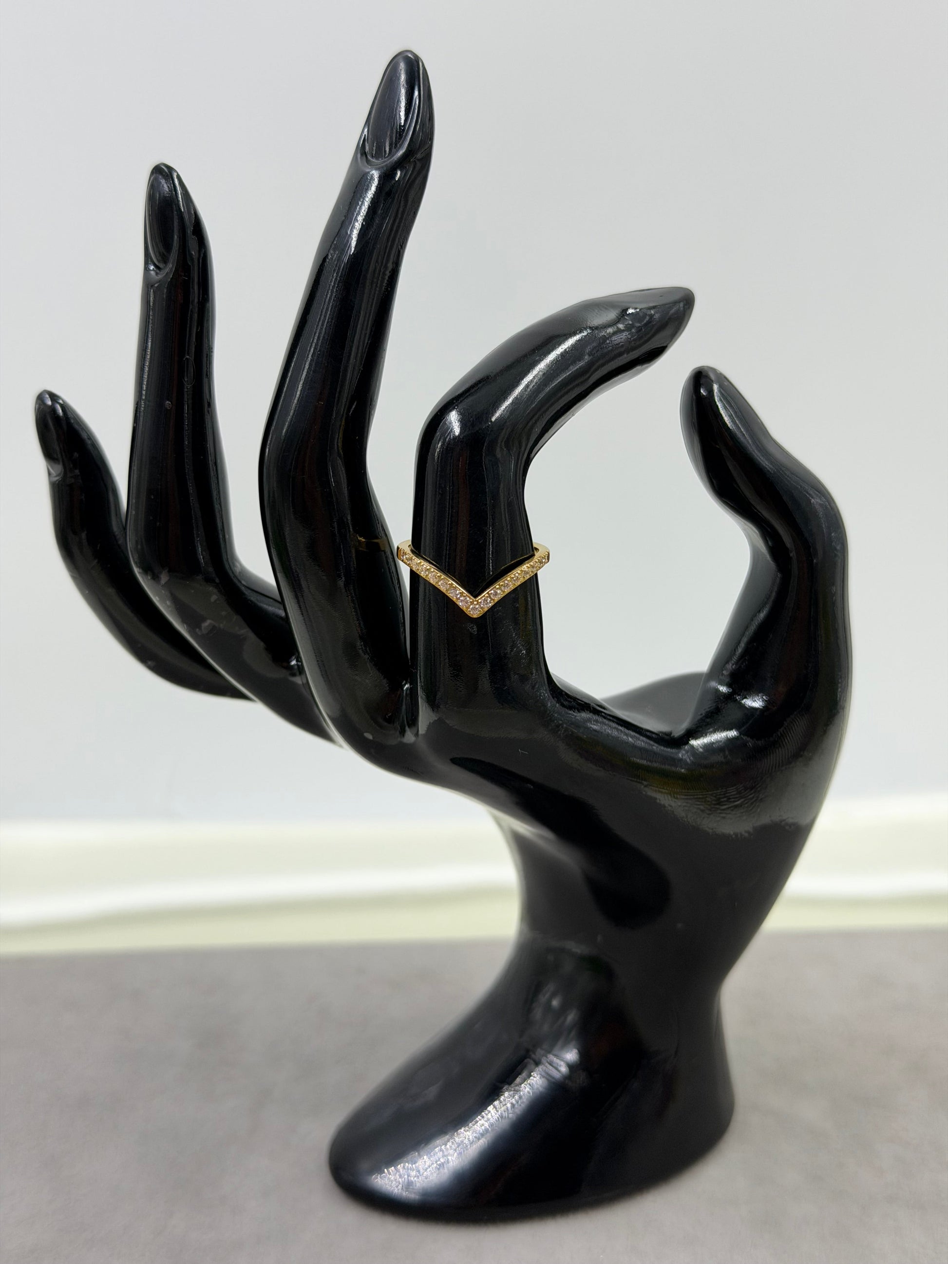 Juliet Finger Ring worn styled with traditional outfit