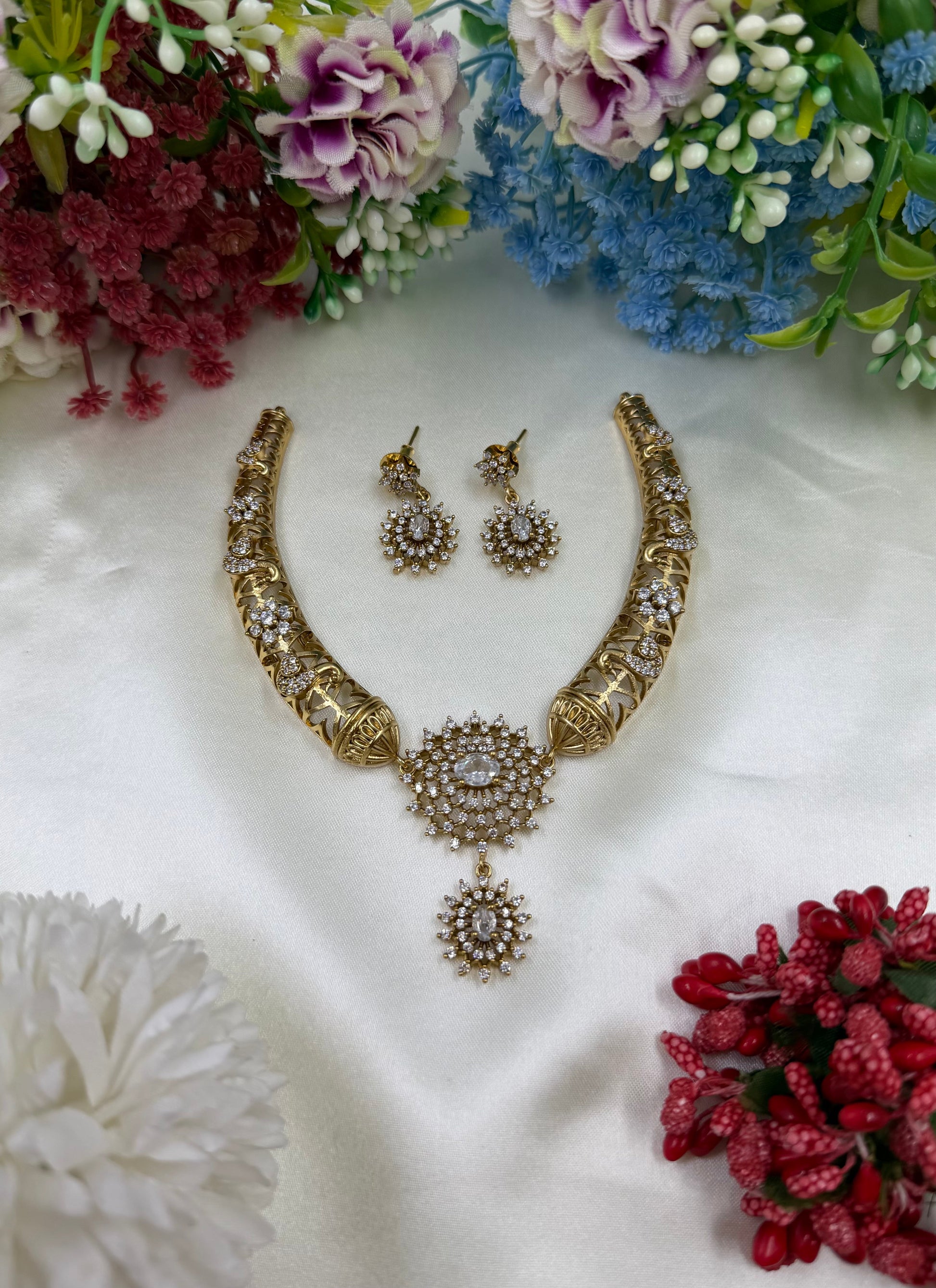 Kanika Necklace Set full product photo on plain background