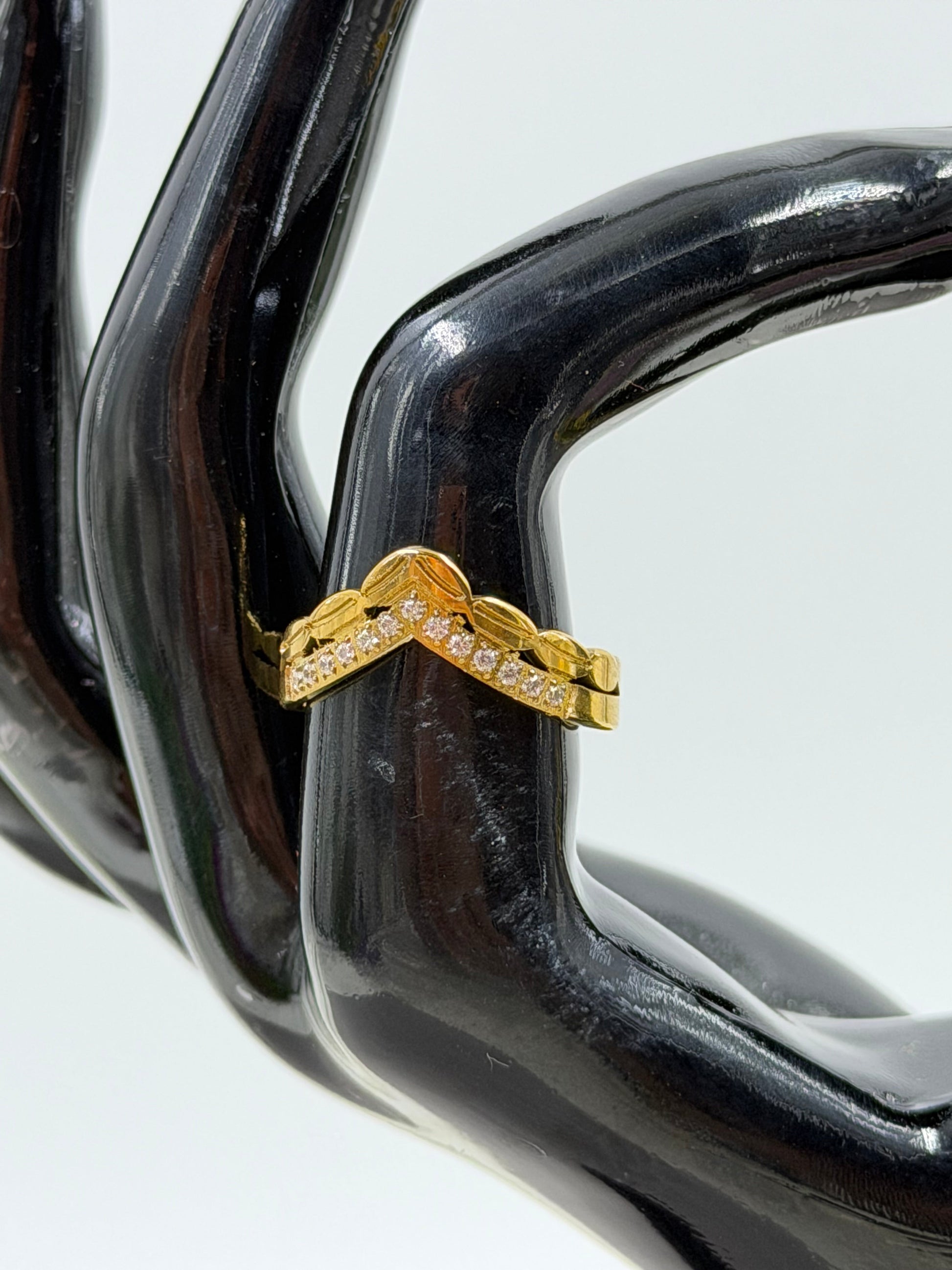 Finger Ring detail shot showing intricate work