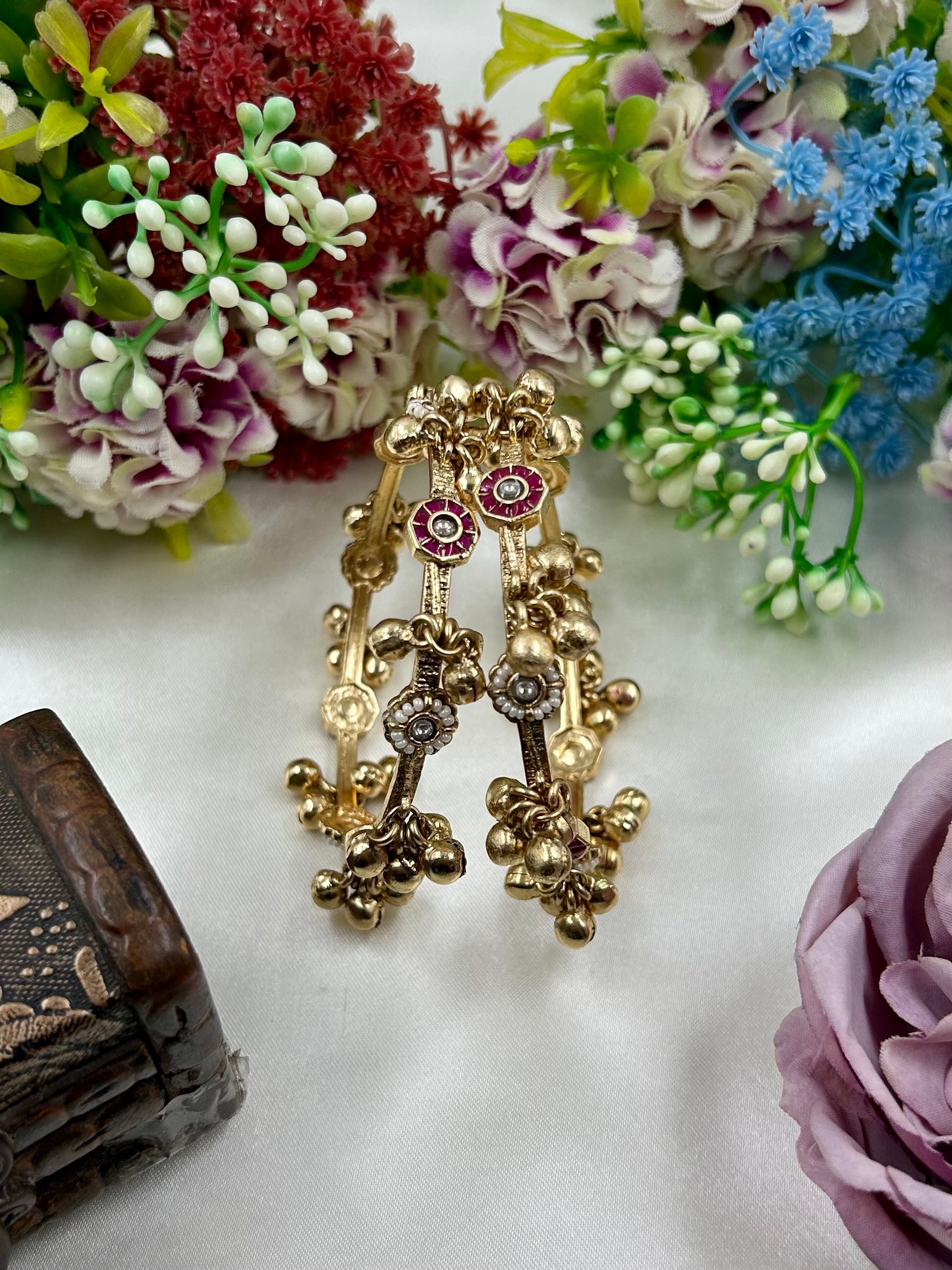 Sakshi Bangle Set worn styled with traditional outfit
