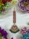 Riddhi Kundan Maang Tikka close-up view