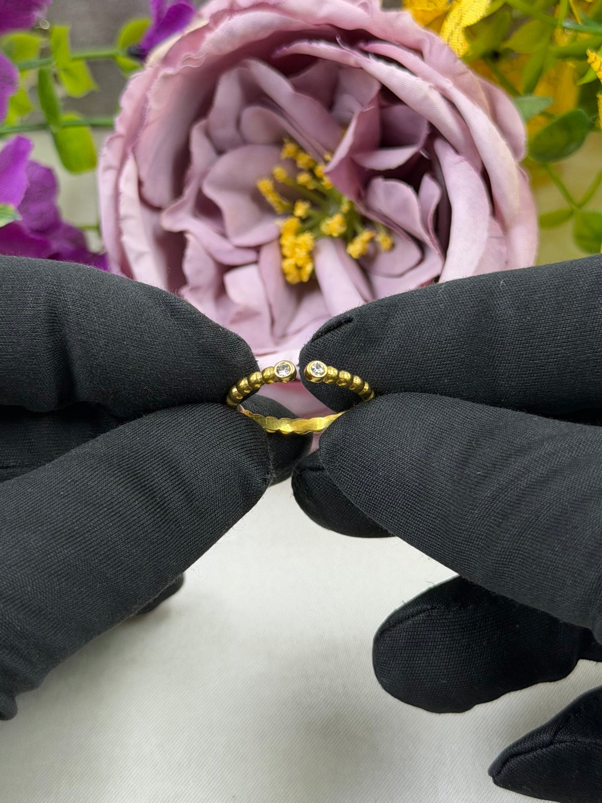 Flora Finger Ring full product photo on plain background