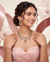 Prachi Victorian Necklace Set close-up view
